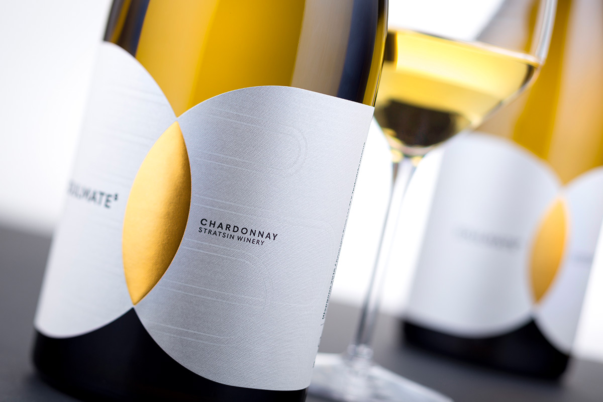 contemporary wine label design