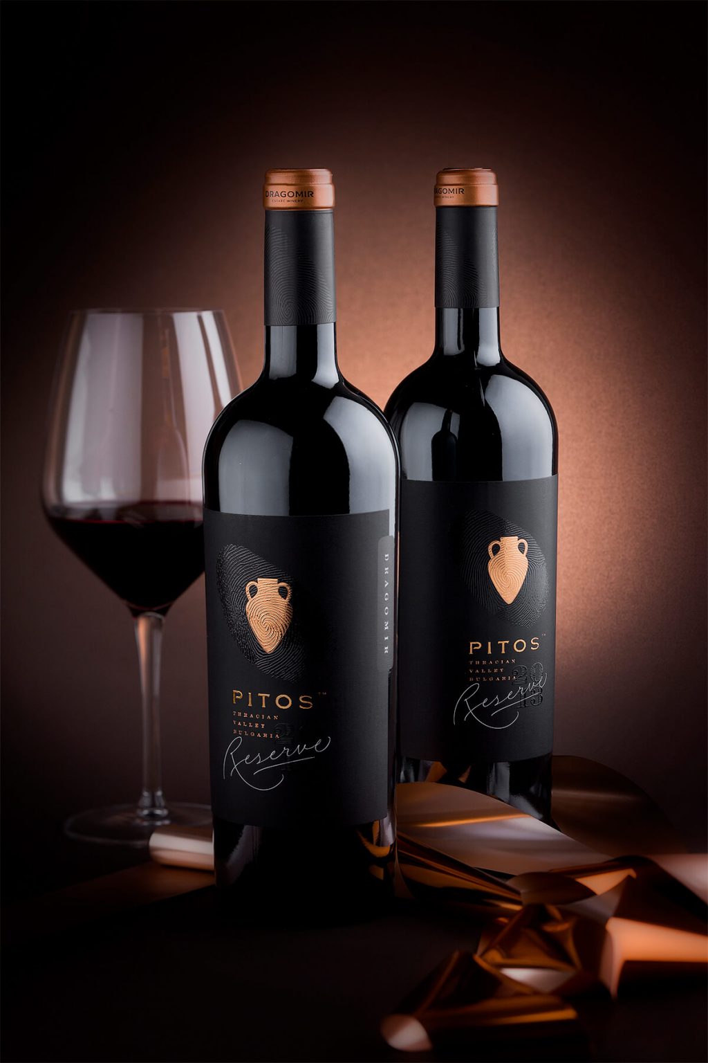 Pitos Reserve Wine Packaging Wine label designs