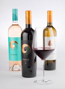 sarva wine label designs