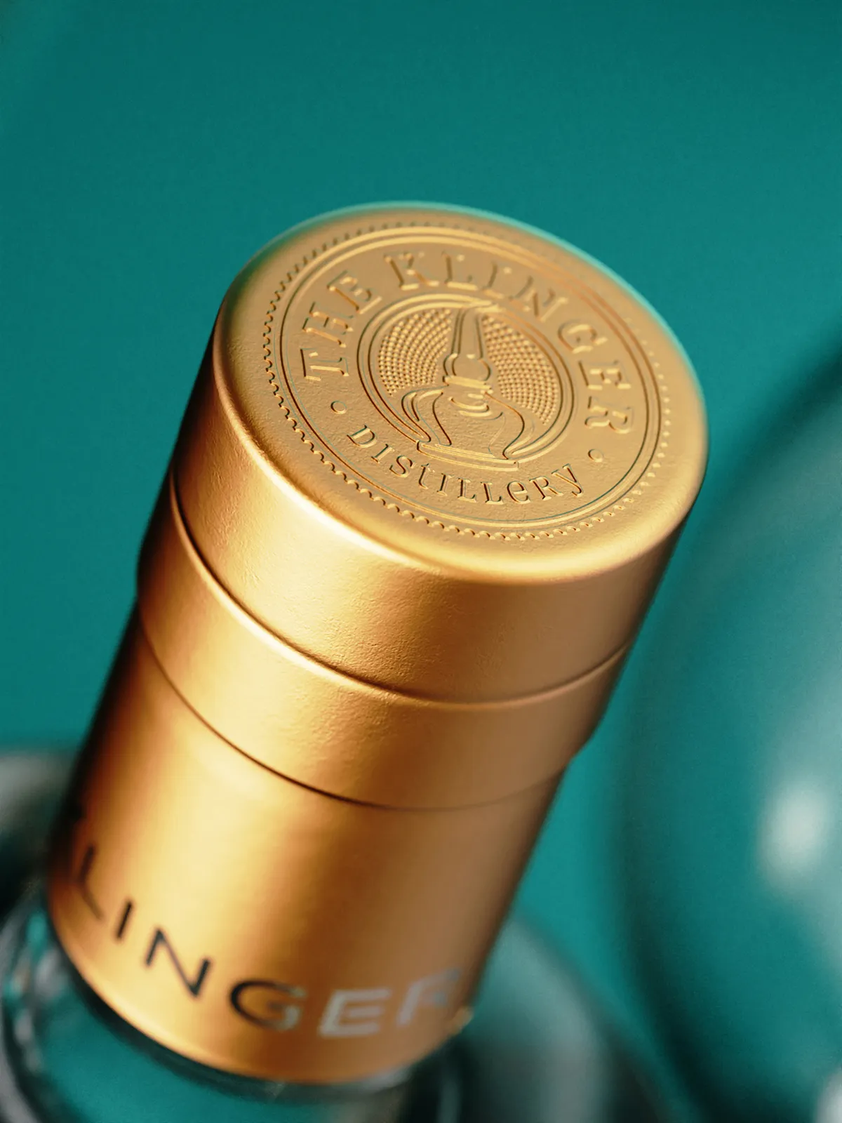 klinger distillery label