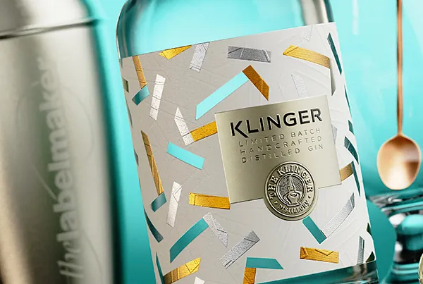 Gin Label Design for The Klinger Distillery