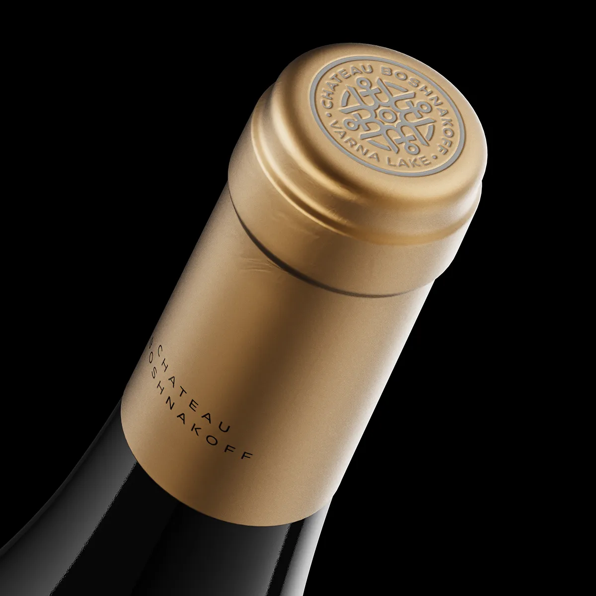 whisper wine label cork