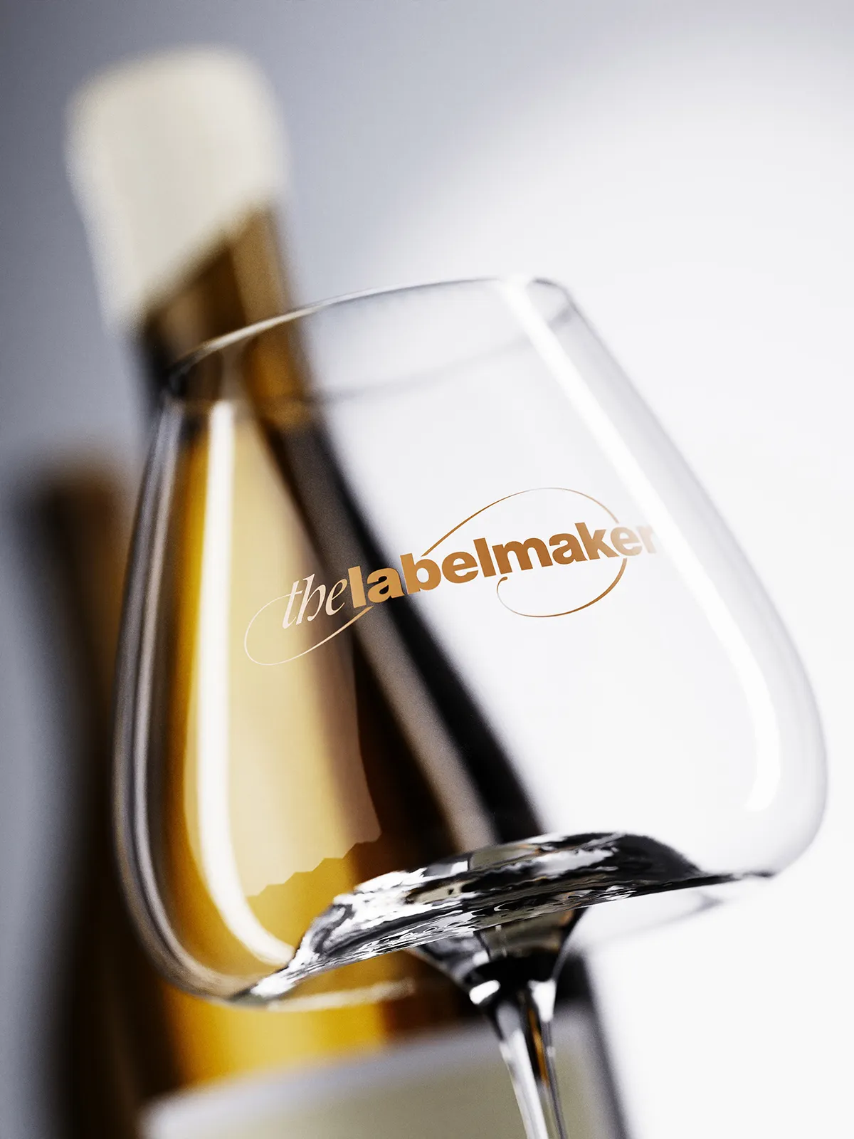 bellite classic wine label design