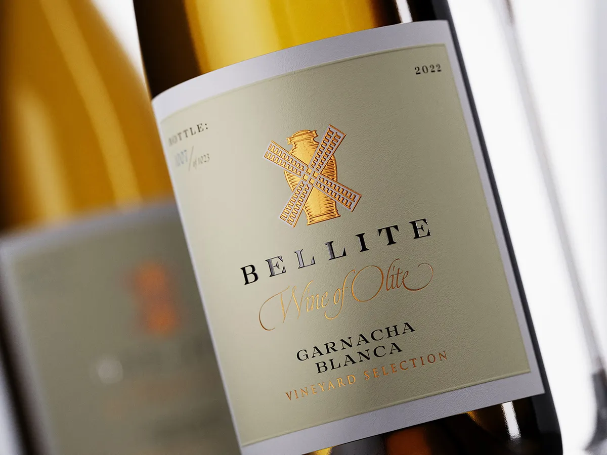 bellite classic wine label