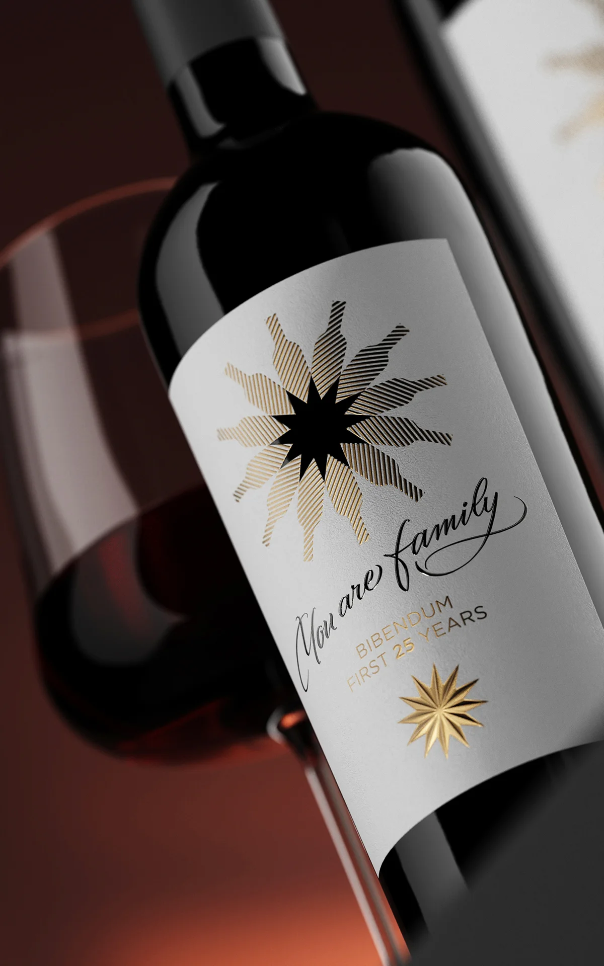 Bibendum Anniversary Custom Label