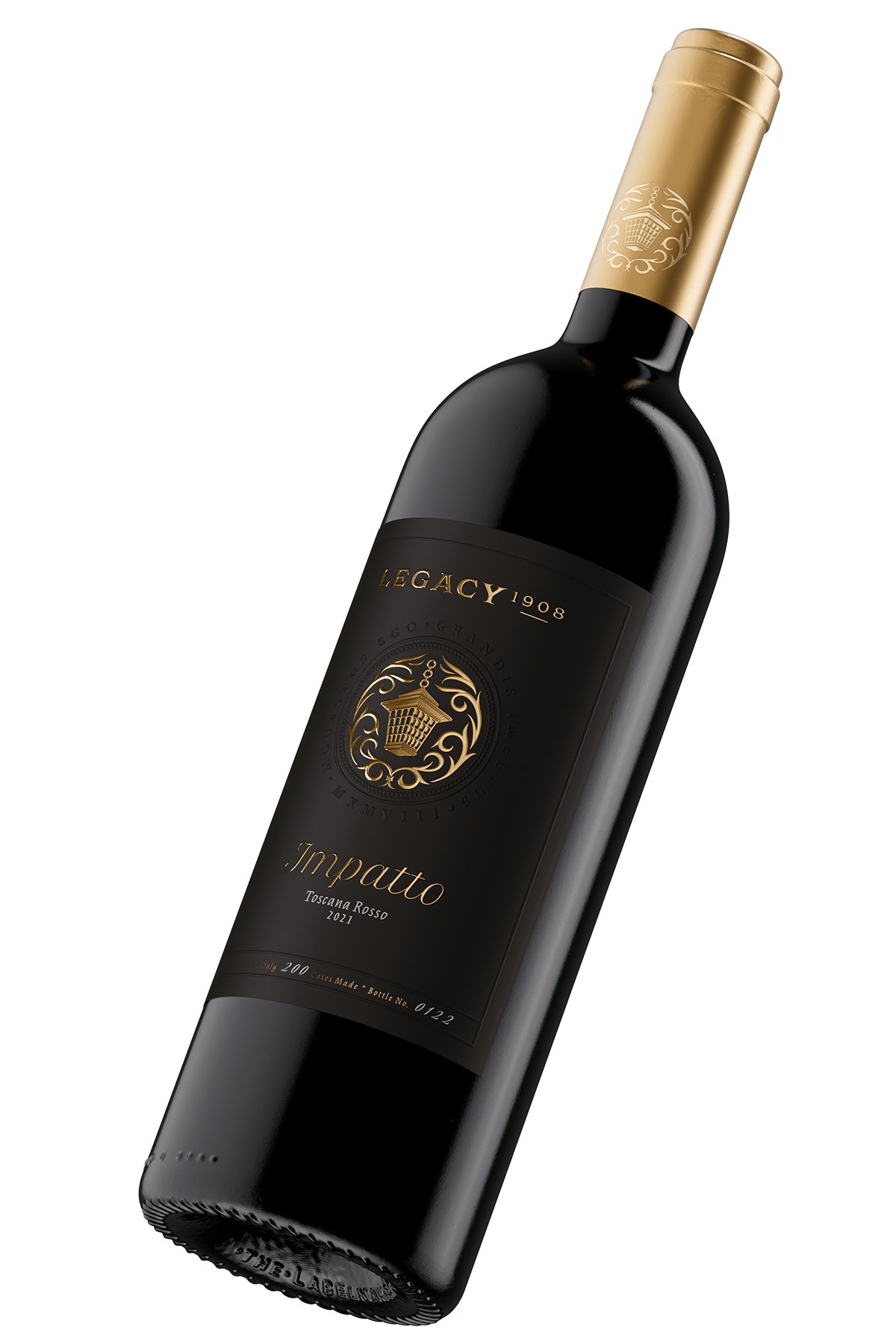 wine label legacy 1908