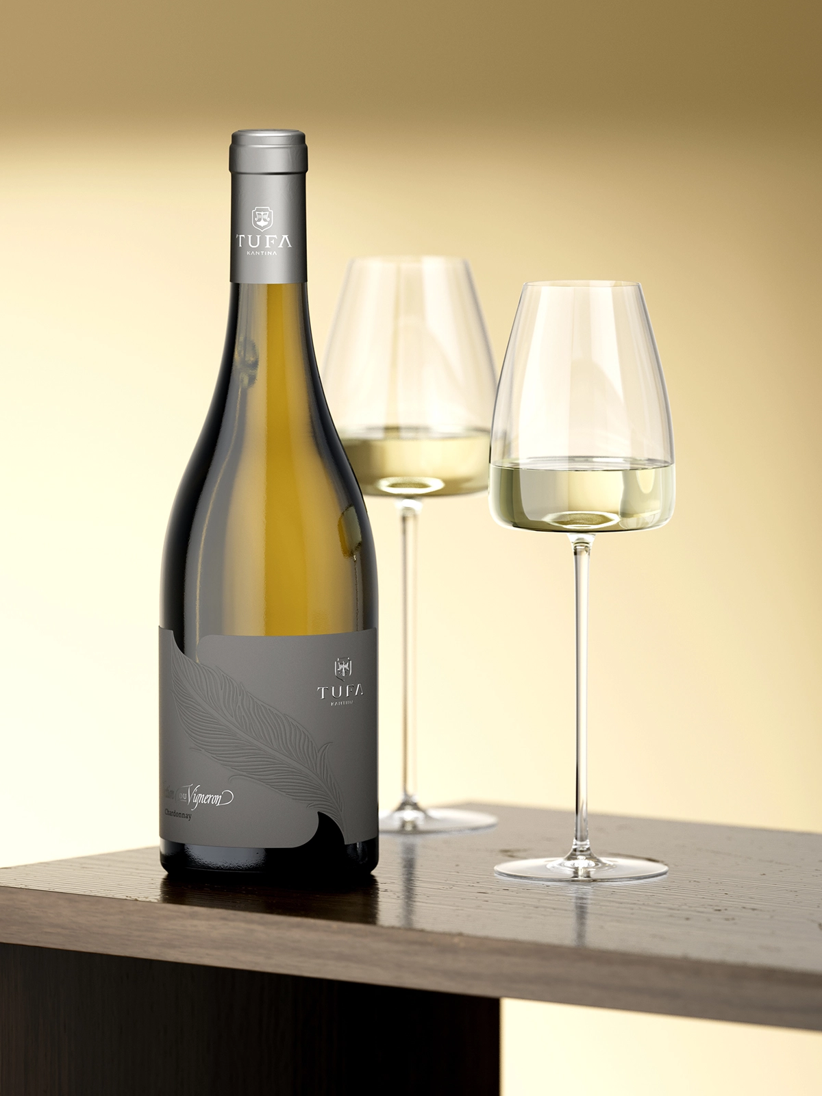 Kantina Tufa wine label design