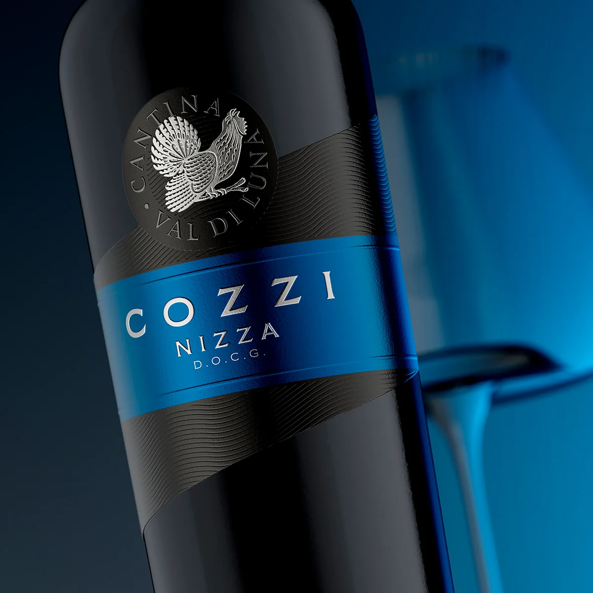 luxury wine label
