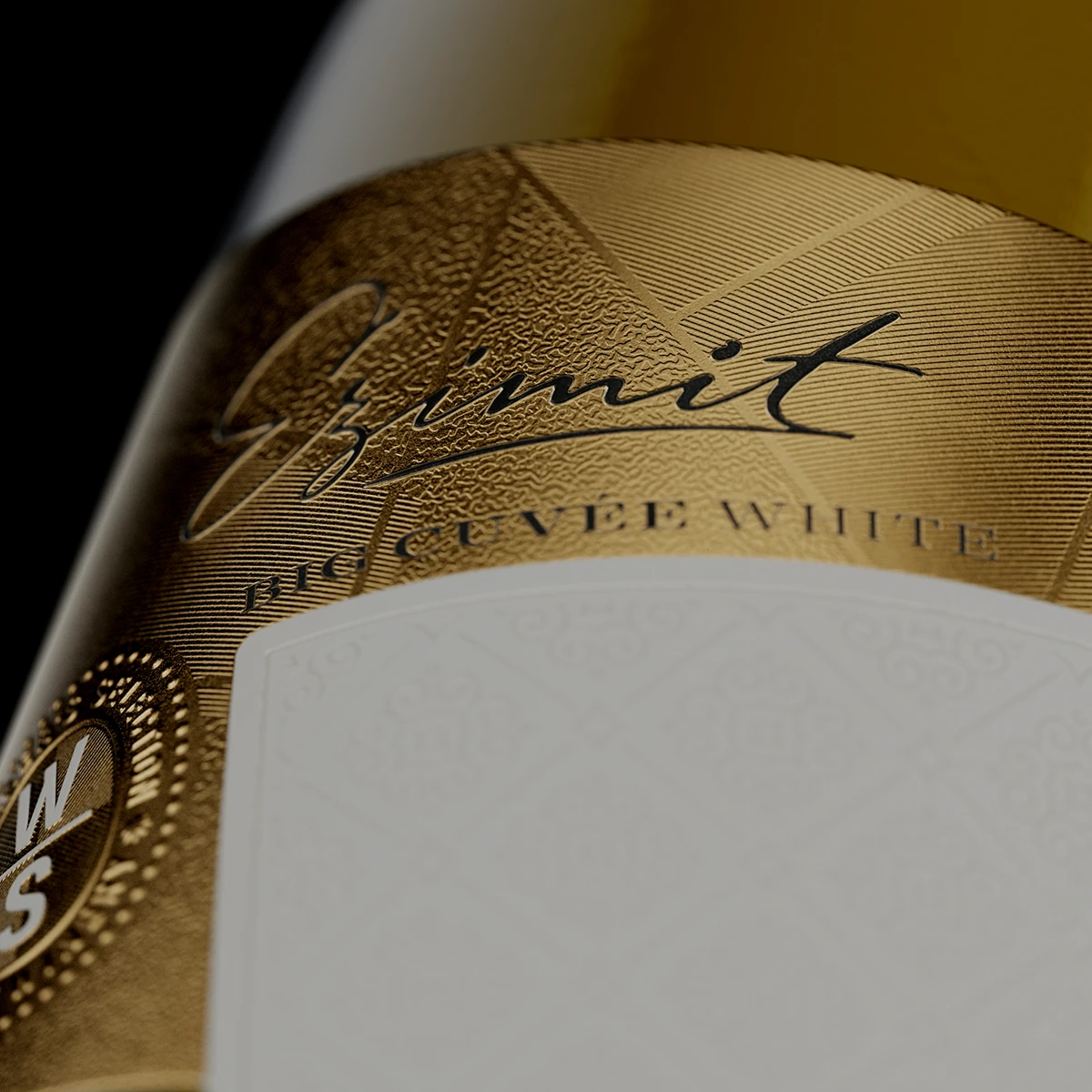 luxury wine label design