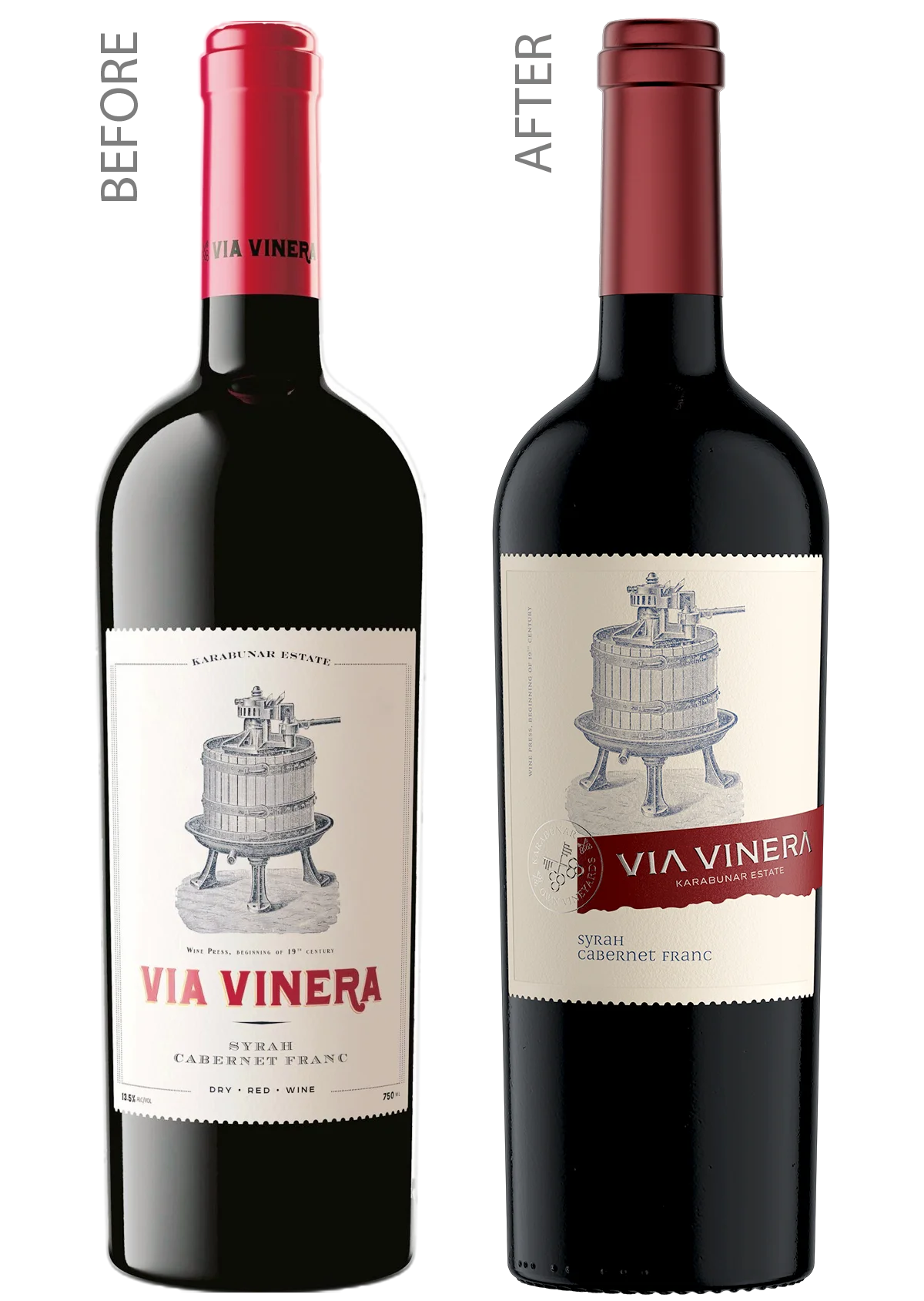 premium wine branding