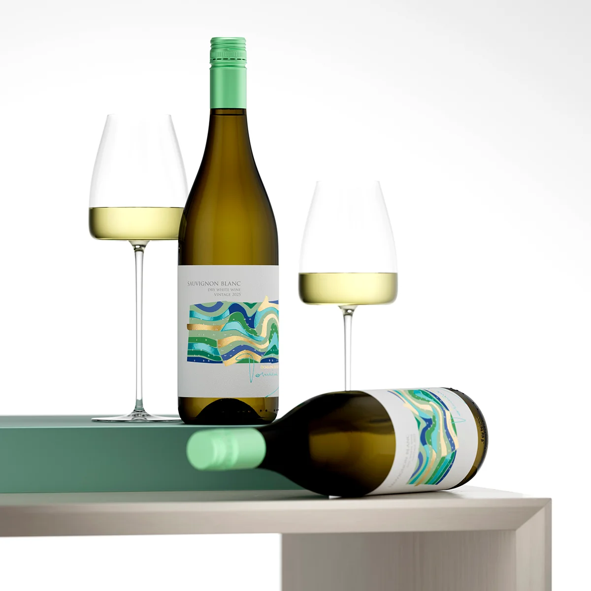 the complete bottle silhouette against a clean background