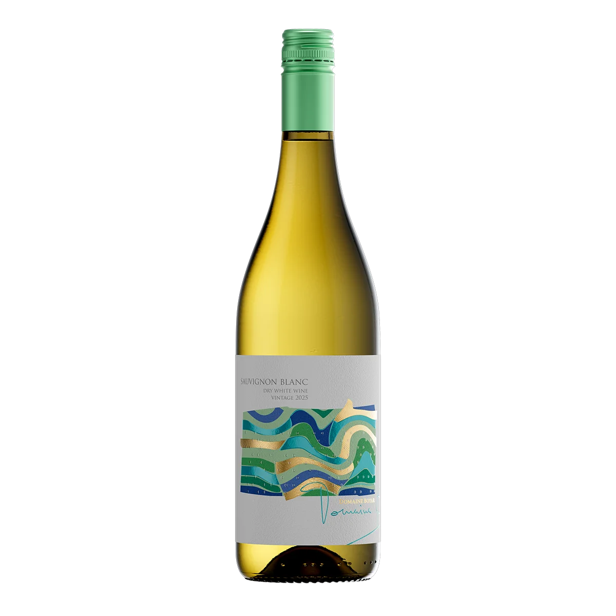 fresh luxury wine label